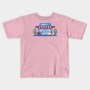 Market Shop Building Kids T-Shirt